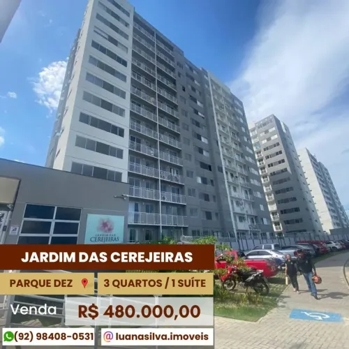 JARDIM CEREJEIRAS - Imóvel para venda com 3 quartos em Parque 10 de Novembro - Manaus - AM