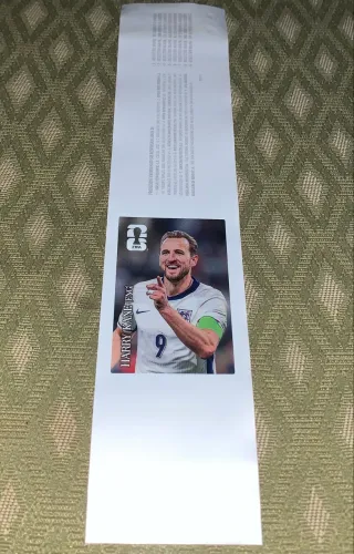 Figurinha Copa 2026 Harry Kane no Rótulo original