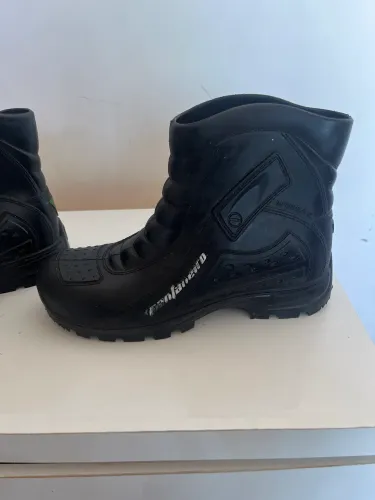 Bota De Chuva Impermeável Motoqueiro Pvc Refletivo Moto