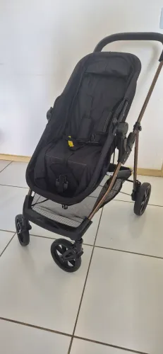 Carrinho de Bebe Infantil Berço Passeio com Moises