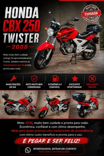 HONDA CBX 250 TWISTER 2008