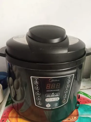 Panela de pressão elétrica e grill