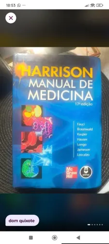 Livro Manual de Medicina de Harrison