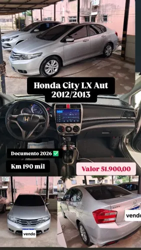 Honda City Sedan LX 1.5 Flex 16V 4P Aut. 2013