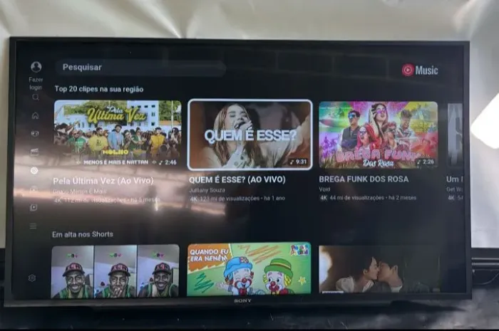 Tv sony de 48 polegadas  Modelo KDL - W655D+ controle 