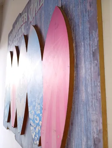 Decoração de surf