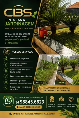 CBS PINTURAS UBERABA E JARDINAGEM