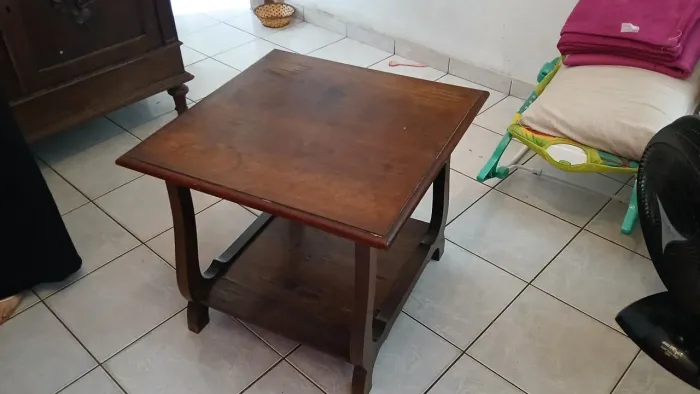 Mesa de canto madeira 