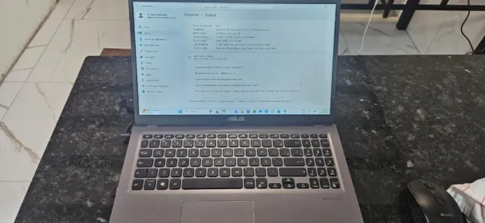 Notebook ASUS Cinza Inter I3 11th gen 4gb ssd 120gb