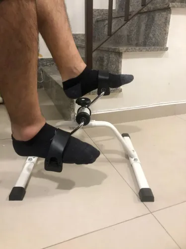 Mini Bike Bicicleta Pedal Fisioterapia Ergometrica Exercicio Perna e Braço