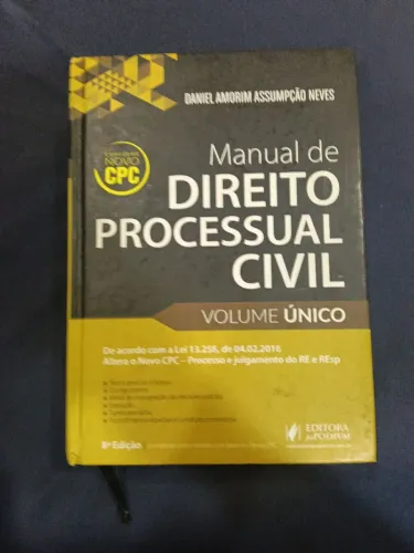 Livro Manual De Direito Processual Civil 