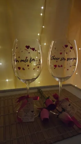 Taças & Copos Personalizados Pintados à Mão