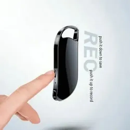 Chaveiro Gravador De Voz Digital Ativado Por Voz Som Gravador De Áudio Chaveiros