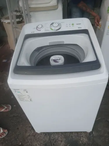 Máquina de lavar roupas consul 12 kgs cesto inox