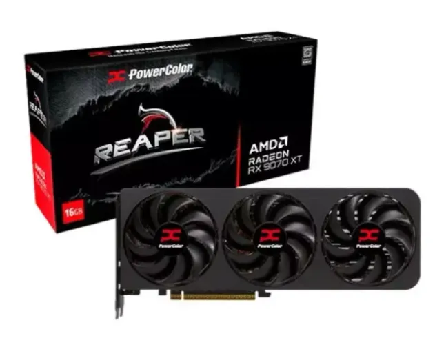 Placa de video 9070xt Powercolor Reaper 16GB