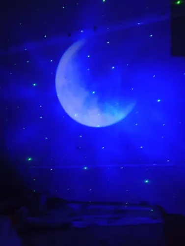 Projetor astronauta com bluetooth 