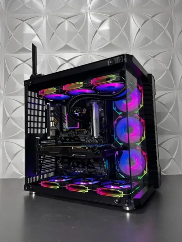 PC Gamer Ryzen 5 5500 + GTX 1070 8GB ROG + 16 | Montado, Windows, NF e Garantia