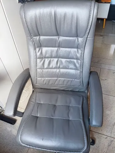 Cadeira Escritório Waw Design Big Munique Molas Ensacadas Cinza