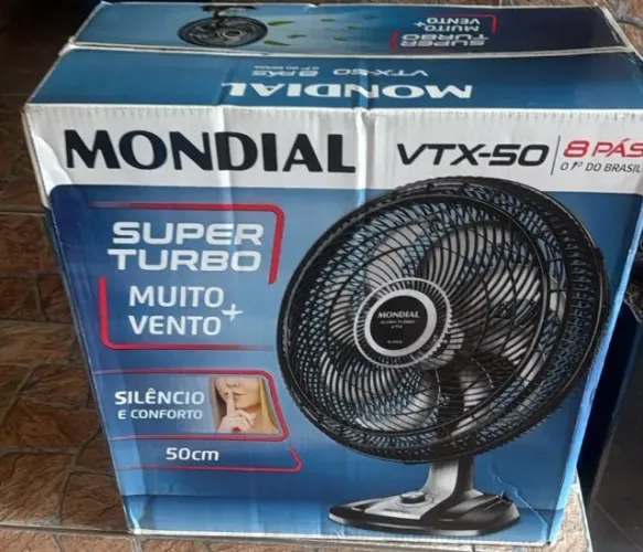 Ventilador Mondial 50cm 8 Pás