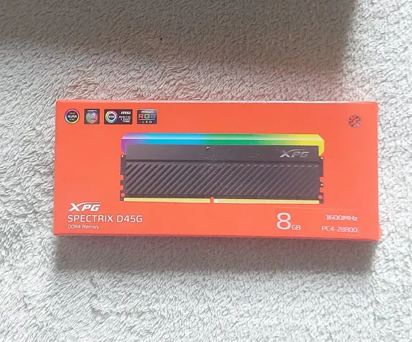 Memória RAM 8gb XPG Spectrix D45G 3600MHz