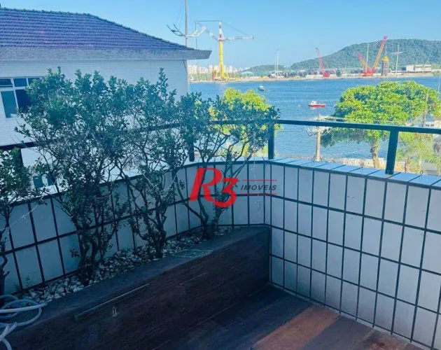Aluga-se Flat com 1 dormitório 70 m² - Ponta da Praia - Santos/SP