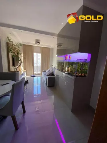 Apartamento Mobiliado para Locação em Uberlândia, Tubalina, 3 dormitórios, 1 suíte, 2 banh