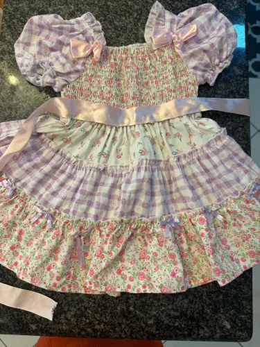 Vestido Festa Junina Menina Infantil 