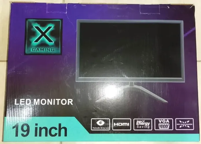 Monitor Led 19" X Gaming (na caixa)
