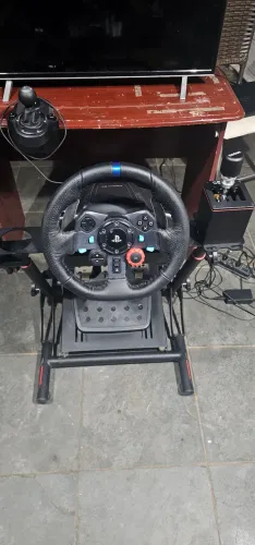 Logitech g29 completo + marcha mecânica e cockpit extreme