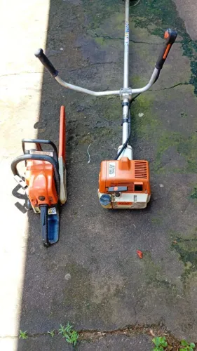 Roçadeira e motoserra