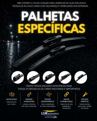 Limpador de parabrisa, temos de todos o carro