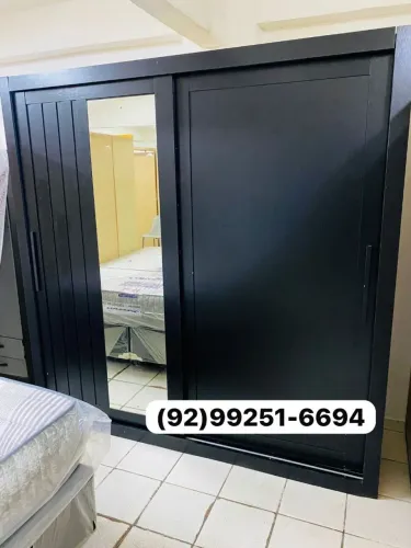 guarda roupa casal com espelho