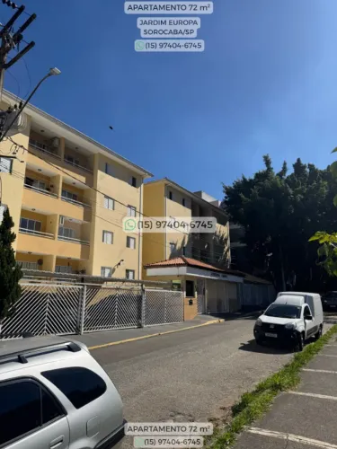Apartamento 72m Jardim Europa / 2 Dormitórios / Suíte / Direto com proprietário (R$1.600)