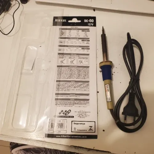 Ferro de solda eletrônica Hikari Plus SC-40 sc 40 40w 127v
