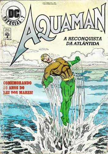 DC Especial - Aquaman, n° 7 (Abril) [jun/91].