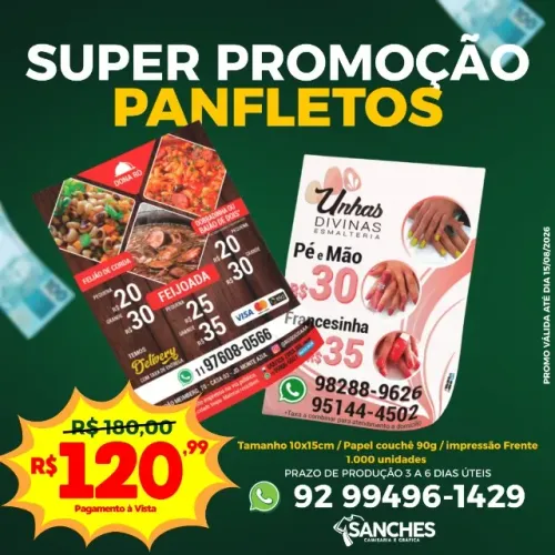 PANFLETOS PARA EMPRESAS