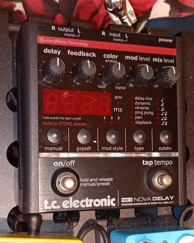 Pedal Nova Delay TC Eletronic