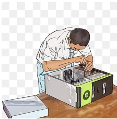 Manutenção de Computadores em geral.