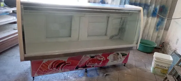 Expositor freezer açougue frigorífico 2m funcionando