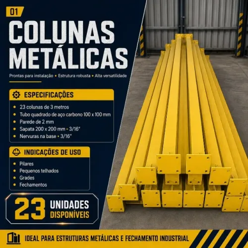 COLUNAS METÁLICAS