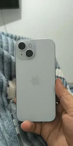 IPHONE 15 BRANCO/AZUL