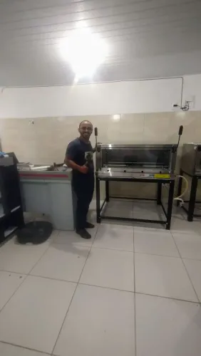 FORNO INDÚSTRIAL A GÁS INOX ROMA FIRI 1.10 CM VENÂNCIO