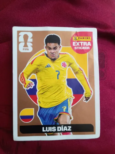 Figurinha da copa (EXTRA STICKER) Luis Díaz