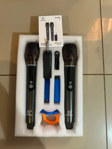 MICROFONE SEM FIO DUAS UNIDADES PROFISSIONAL -- R$ 149.00