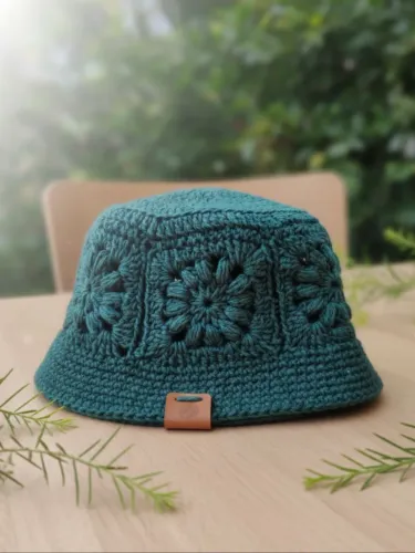 Bucket chapéu Artesanal em crochê 