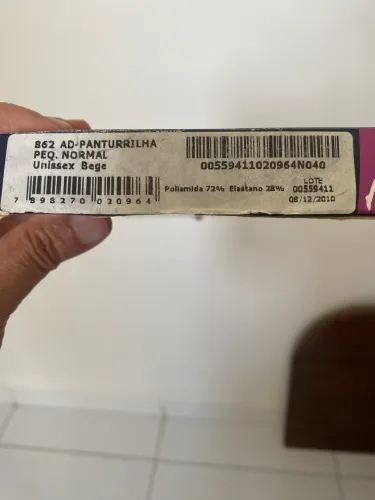 Meia medicinal de compressão graduada
