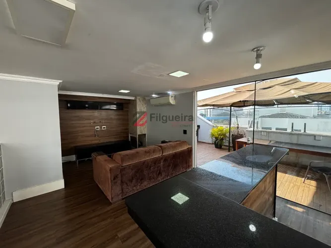 Cobertura Duplex mobiliado com churrasqueira e 2 vagas. Santo Amaro, Zona Sul de São Paulo