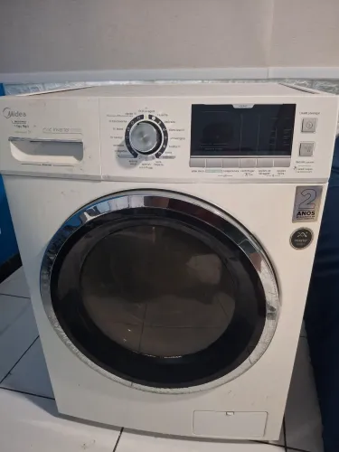 Lava e Seca Midea Inverter Smart, cor branca, voltagem 127V