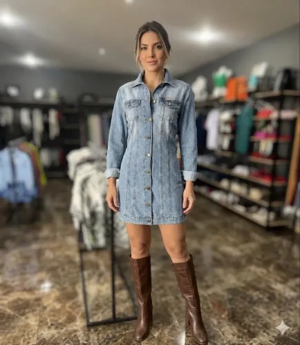 Vestido Jeans Revanche