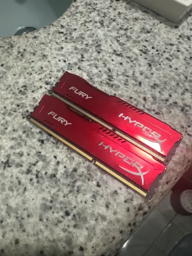 Memória ram ddr4 hyperx (2x4gb)